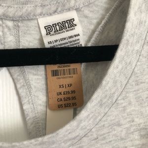 PINK open back tank top